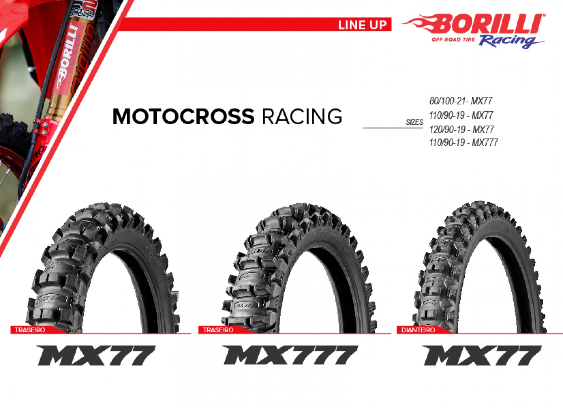 Borilli Racing lança pneus de motocross no EICMA e apresenta a Innteck como novo distribuidor italiano